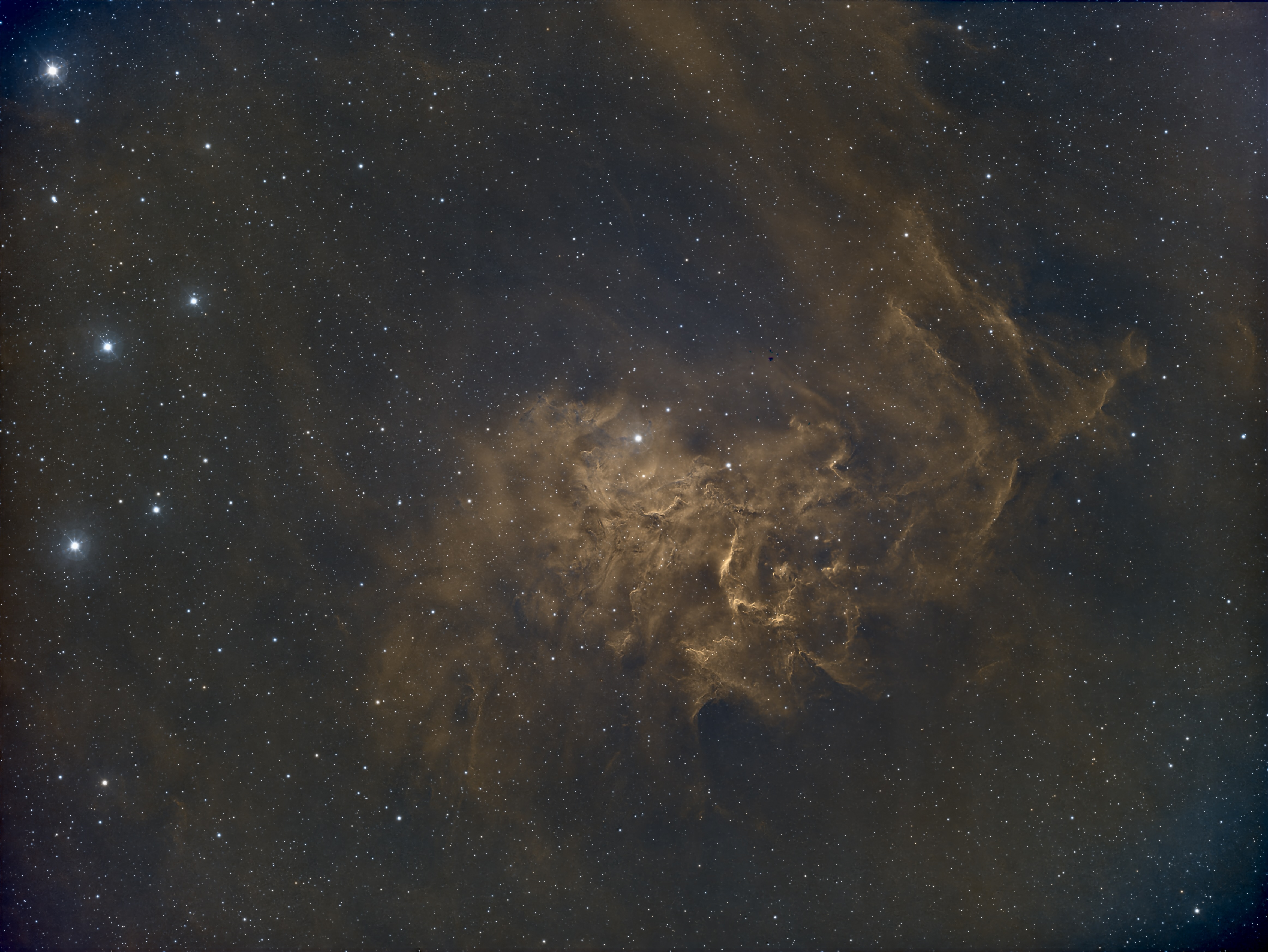 Flaming Star Nebula