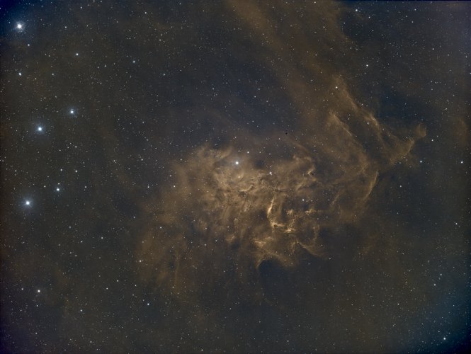 Flaming Star Nebula